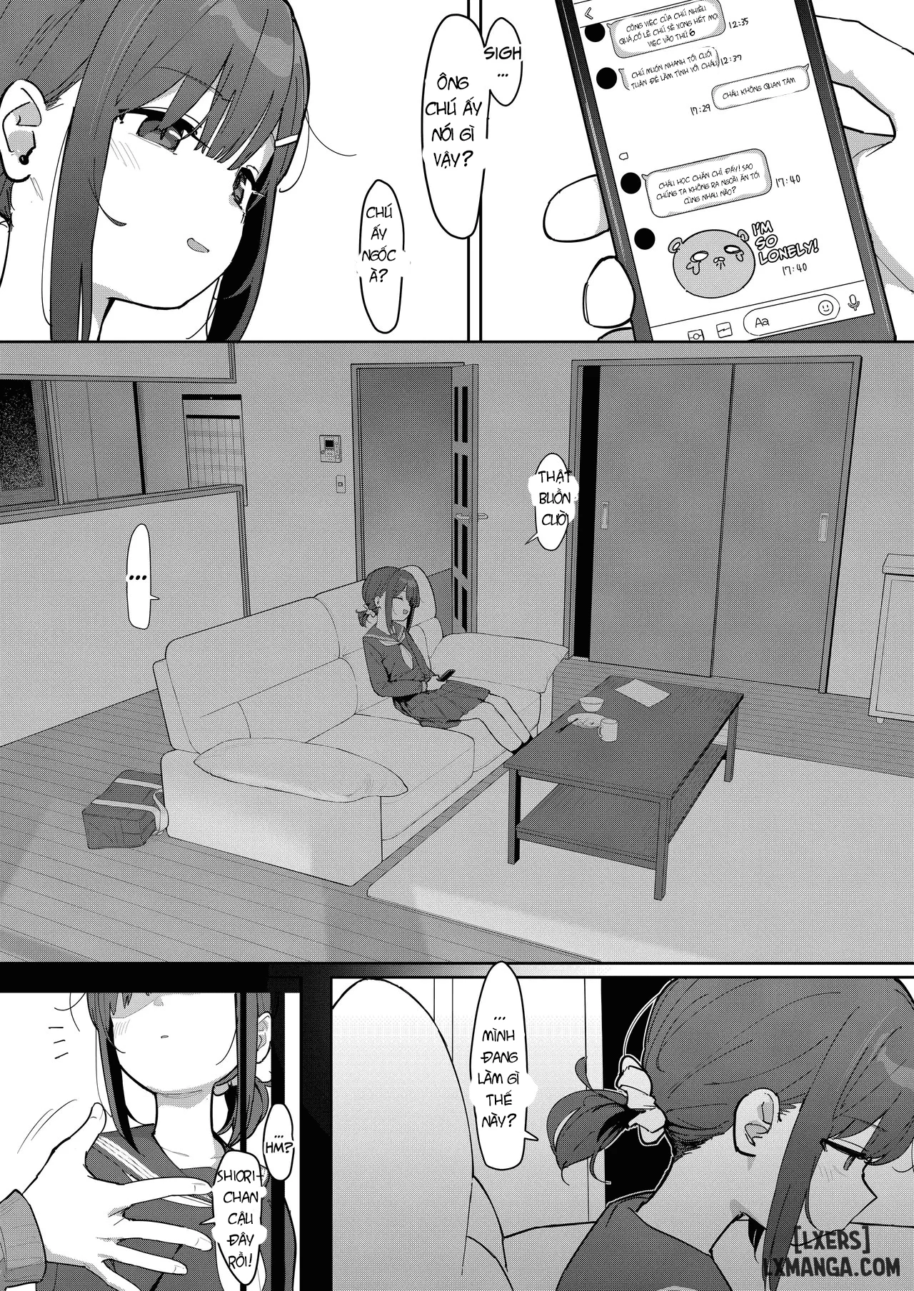 HentaiVN.net - Ảnh 15 - JC Shiori-chan, Kuzu Oji ni Kawareru - Oneshot