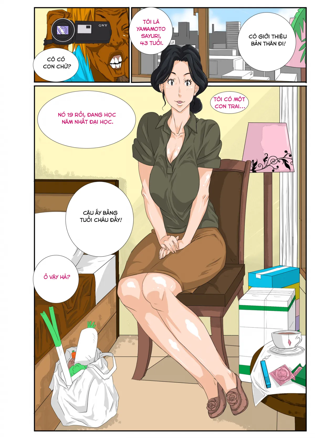 HentaiVN.net - Ảnh 4 - Kaa-chan to Charao [Mom & Playboy] - Oneshot