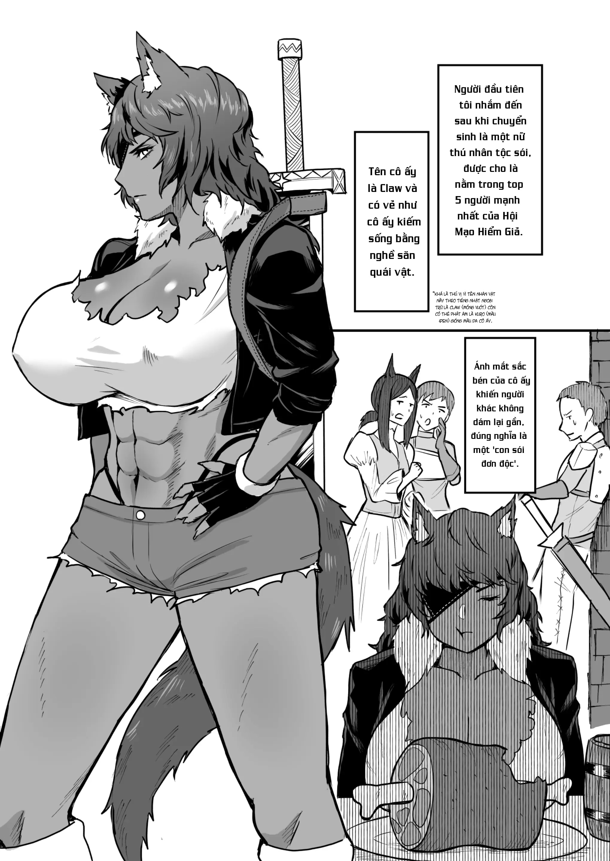 HentaiVN.net - Ảnh 4 - Tình dục thuần hoá ~ lang nhân - Oneshot