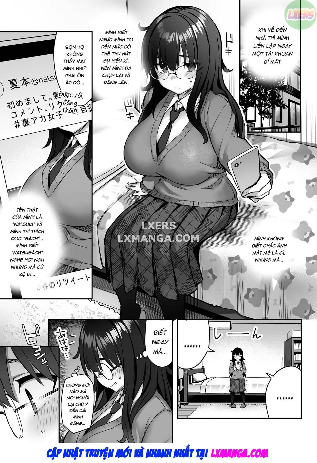 HentaiVN.net - Ảnh 7 - Moto InCha no Kyonyuu Yariman Imouto ga Erosugite, Onii-chan wa Mou...!! [I Can't Handle My Former Bookworm Little Sister Now That She's A Slut! ~A Whore Is Born~] - Chap 0