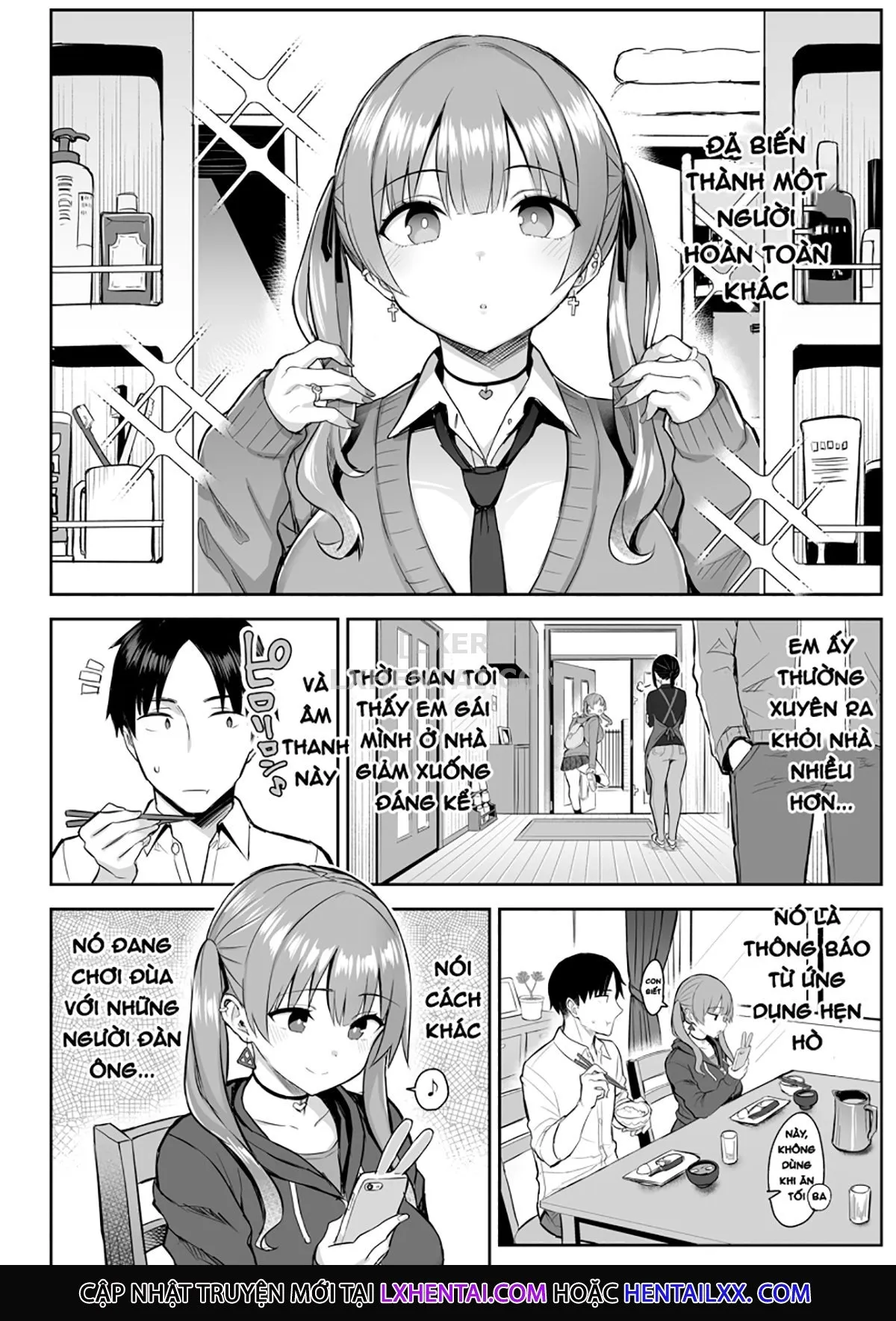 HentaiVN.net - Ảnh 9 - Moto InCha no Kyonyuu Yariman Imouto ga Erosugite, Onii-chan wa Mou...!! [I Can't Handle My Former Bookworm Little Sister Now That She's A Slut! ~A Whore Is Born~] - Chap 1