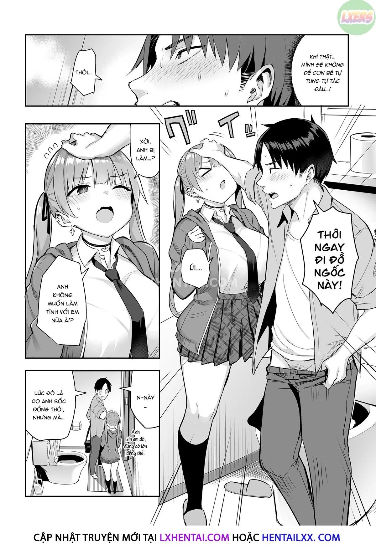HentaiVN.net - Ảnh 8 - Moto InCha no Kyonyuu Yariman Imouto ga Erosugite, Onii-chan wa Mou...!! [I Can't Handle My Former Bookworm Little Sister Now That She's A Slut! ~A Whore Is Born~] - Chap 2