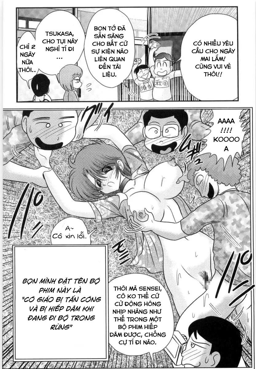 HentaiVN.net - Ảnh 3 - Bài Giảng Ngoại Khóa Của Manami Sensei [Manami Sensei's Outdoor Lesson] - Chap 5: Cô giáo bị phát hiện?!