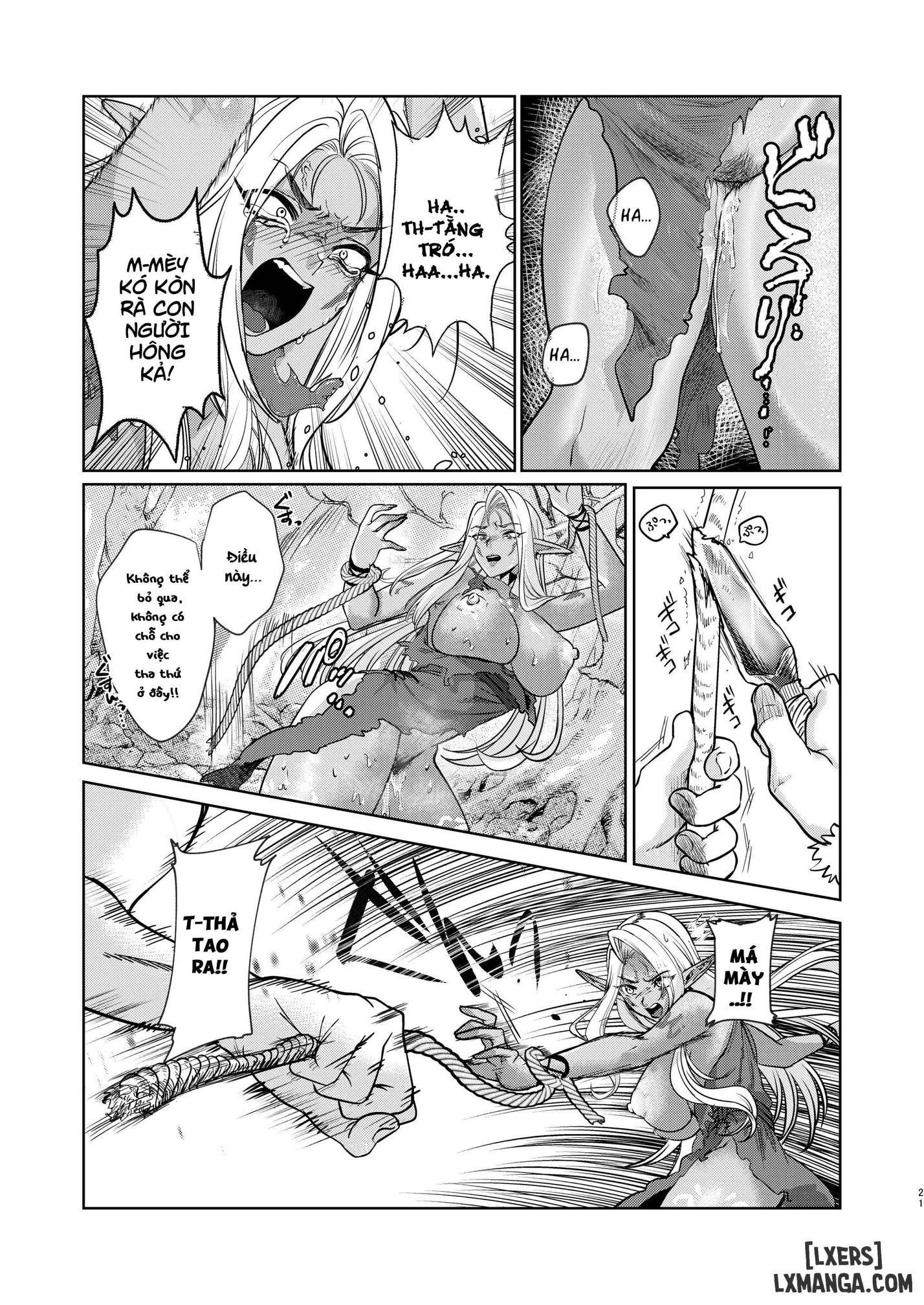 HentaiVN.net - Ảnh 20 - Dark Elf wa Aragaenai - Oneshot [Cập Nhật]