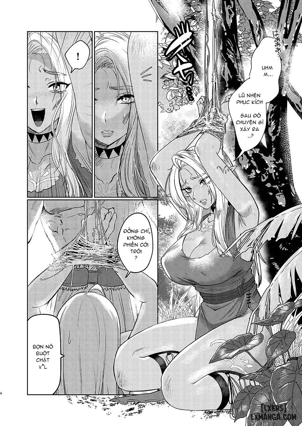 HentaiVN.net - Ảnh 4 - Dark Elf wa Aragaenai - Oneshot [Cập Nhật]