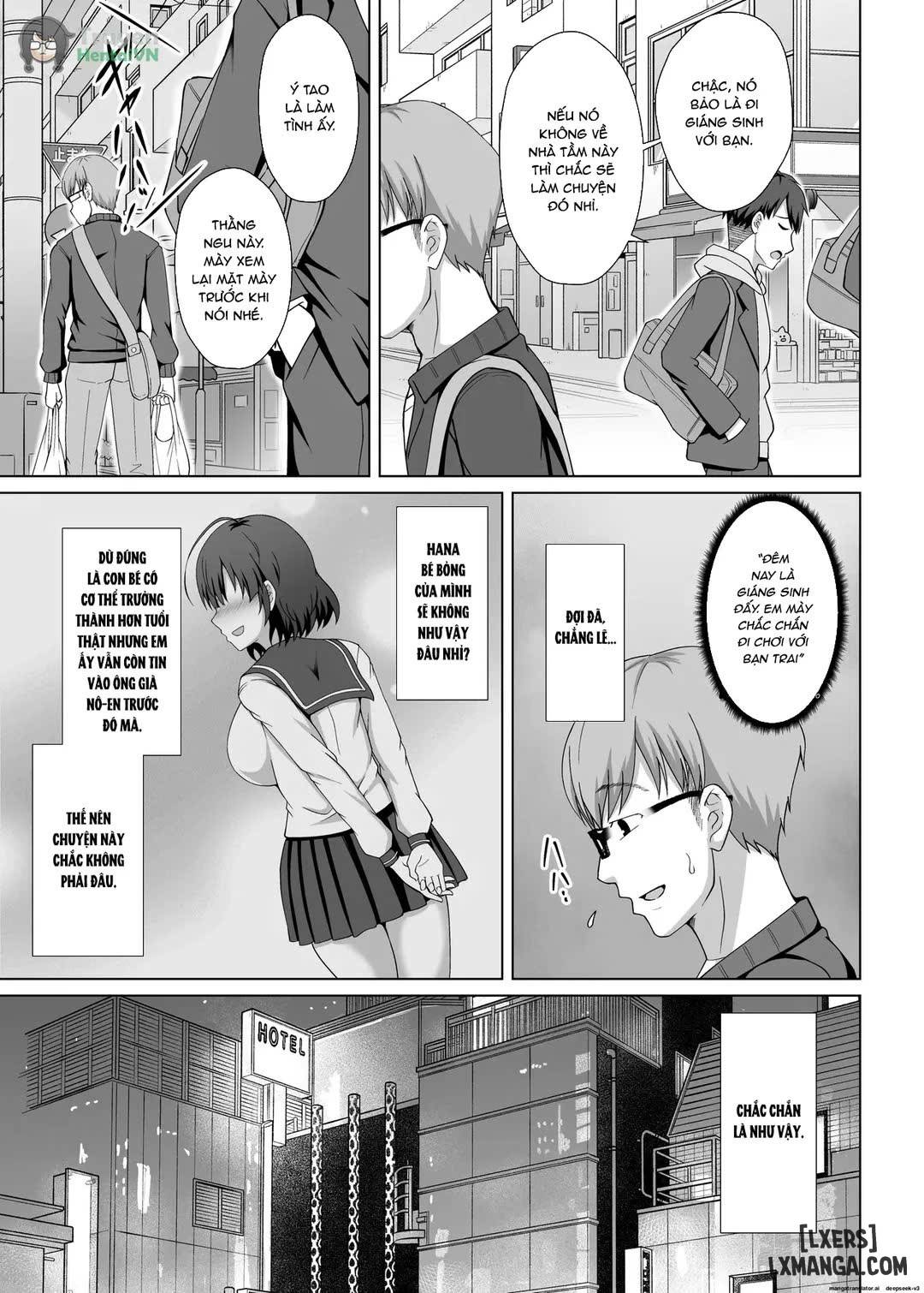 HentaiVN.net - Ảnh 10 - Imouto ga Asagaeri shita Christmas ~Teshio ni Kaketa Imouto wa Yarichin Kareshi ni Sei no Roku Jikan Kotteri Dakareteita - Oneshot