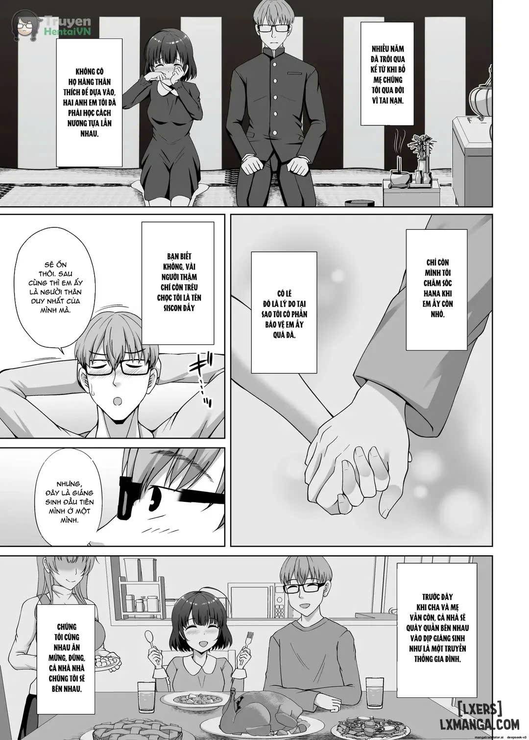 HentaiVN.net - Ảnh 8 - Imouto ga Asagaeri shita Christmas ~Teshio ni Kaketa Imouto wa Yarichin Kareshi ni Sei no Roku Jikan Kotteri Dakareteita - Oneshot