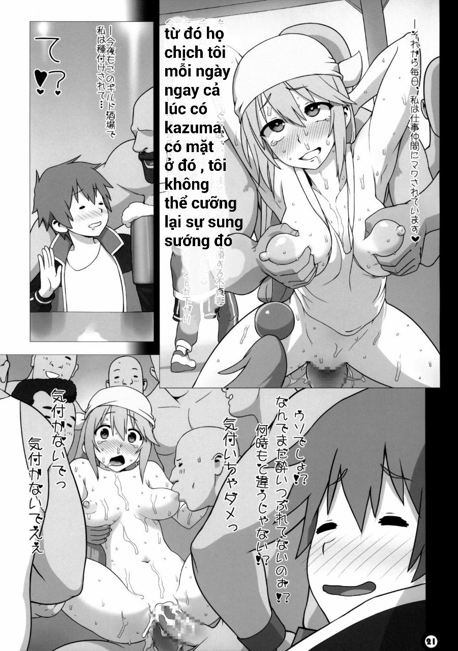 HentaiVN.net - Ảnh 19 - Sự sa đọa của nữ thần Aqua (KonoSuba!) [Blessing Goddess Of This Wonderful World] - Oneshot