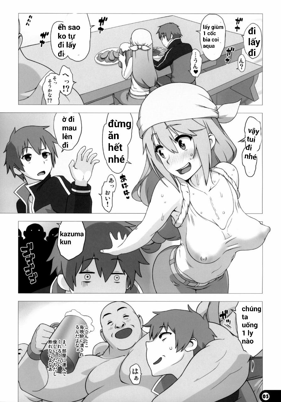 HentaiVN.net - Ảnh 3 - Sự sa đọa của nữ thần Aqua (KonoSuba!) [Blessing Goddess Of This Wonderful World] - Oneshot