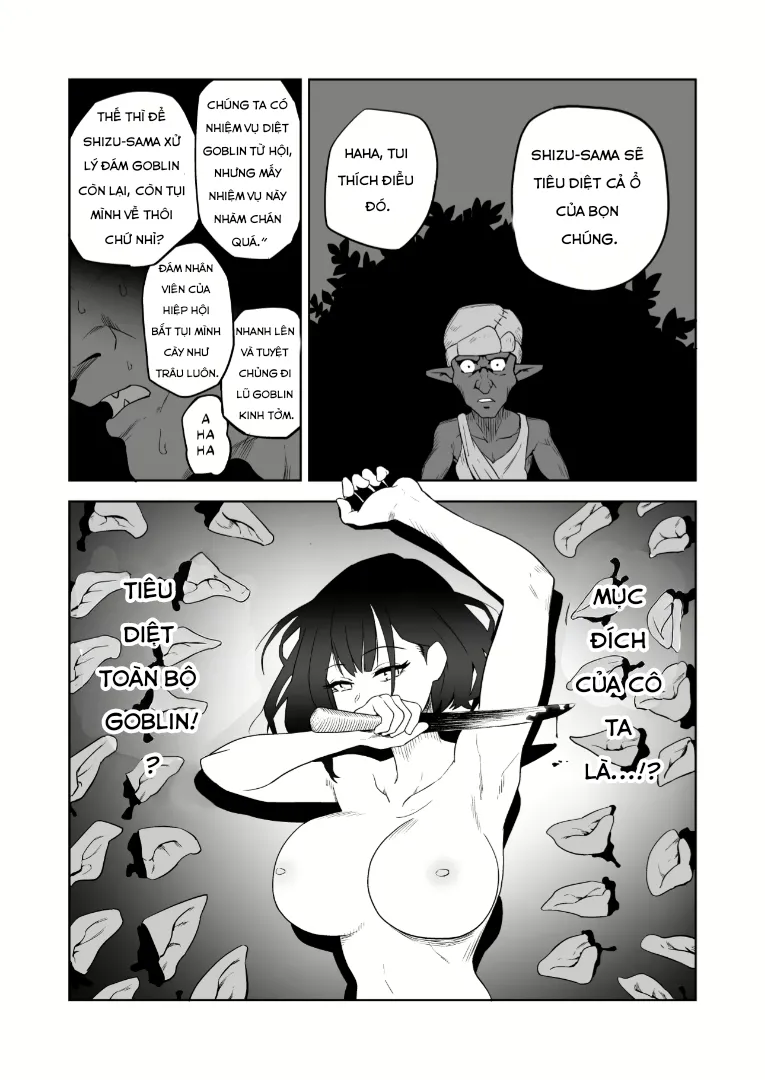 HentaiVN.net - Ảnh 11 - Zako-kan Nerai no Do-M Onna Kishi ga Hontou ni Goblin Dorei ni Sareru Hanashi Zenpen - Oneshot