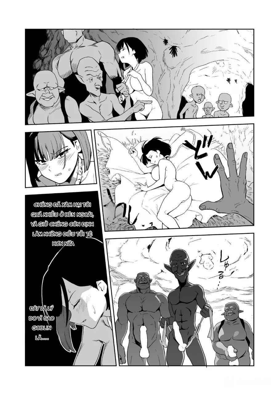 HentaiVN.net - Ảnh 17 - Zako-kan Nerai no Do-M Onna Kishi ga Hontou ni Goblin Dorei ni Sareru Hanashi Zenpen - Oneshot