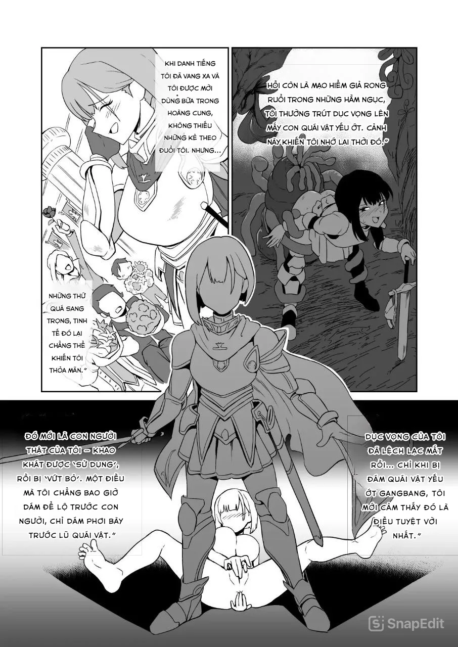 HentaiVN.net - Ảnh 19 - Zako-kan Nerai no Do-M Onna Kishi ga Hontou ni Goblin Dorei ni Sareru Hanashi Zenpen - Oneshot