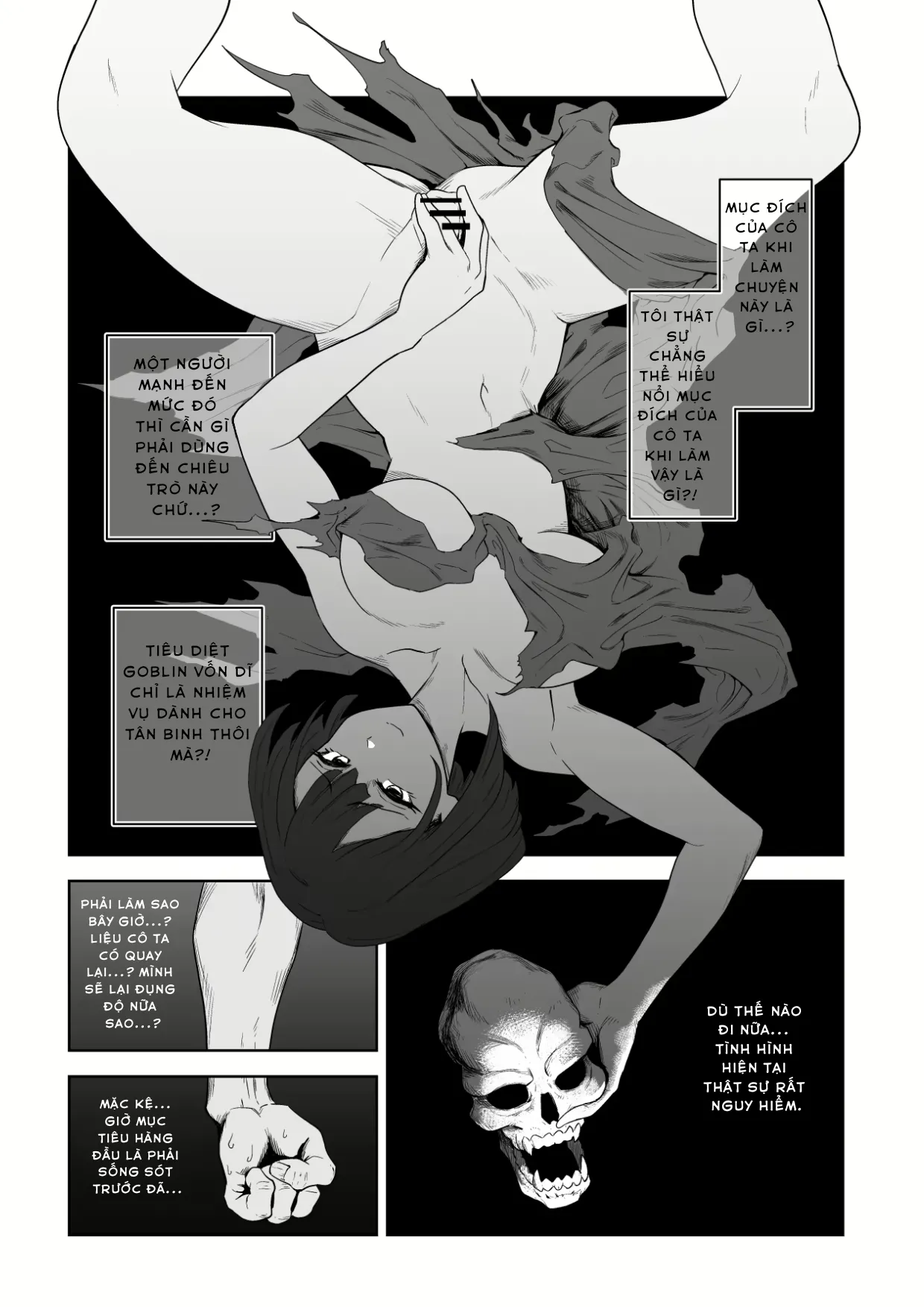 HentaiVN.net - Ảnh 7 - Zako-kan Nerai no Do-M Onna Kishi ga Hontou ni Goblin Dorei ni Sareru Hanashi Zenpen - Oneshot