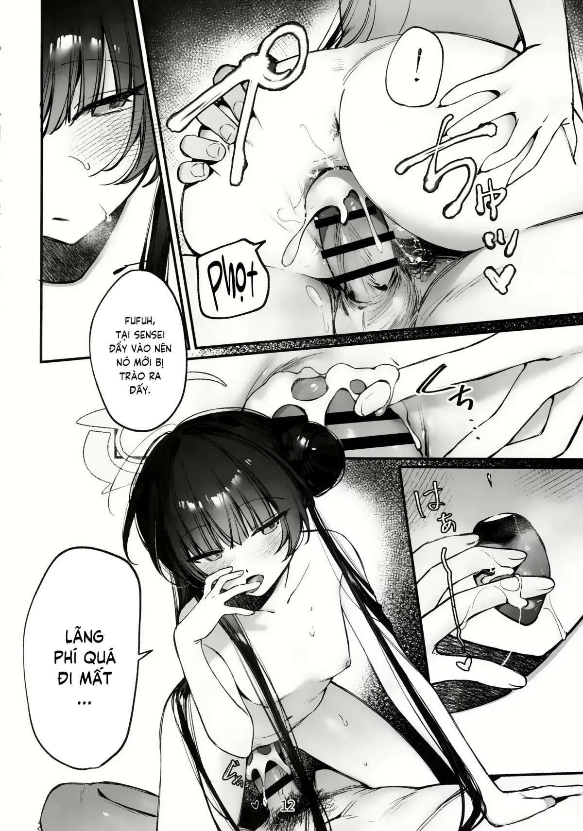 HentaiVN.net - Ảnh 10 - Cùng mát xa cơ thể nào! Chủ tịch Kisaki! [Zenshin Massage Shiyou! Kisaki Kaichou!; 全身マッサージしよう!キサキ会長!; Let's Have a Full-Body Massage, President Kisaki!;] - Chap 2