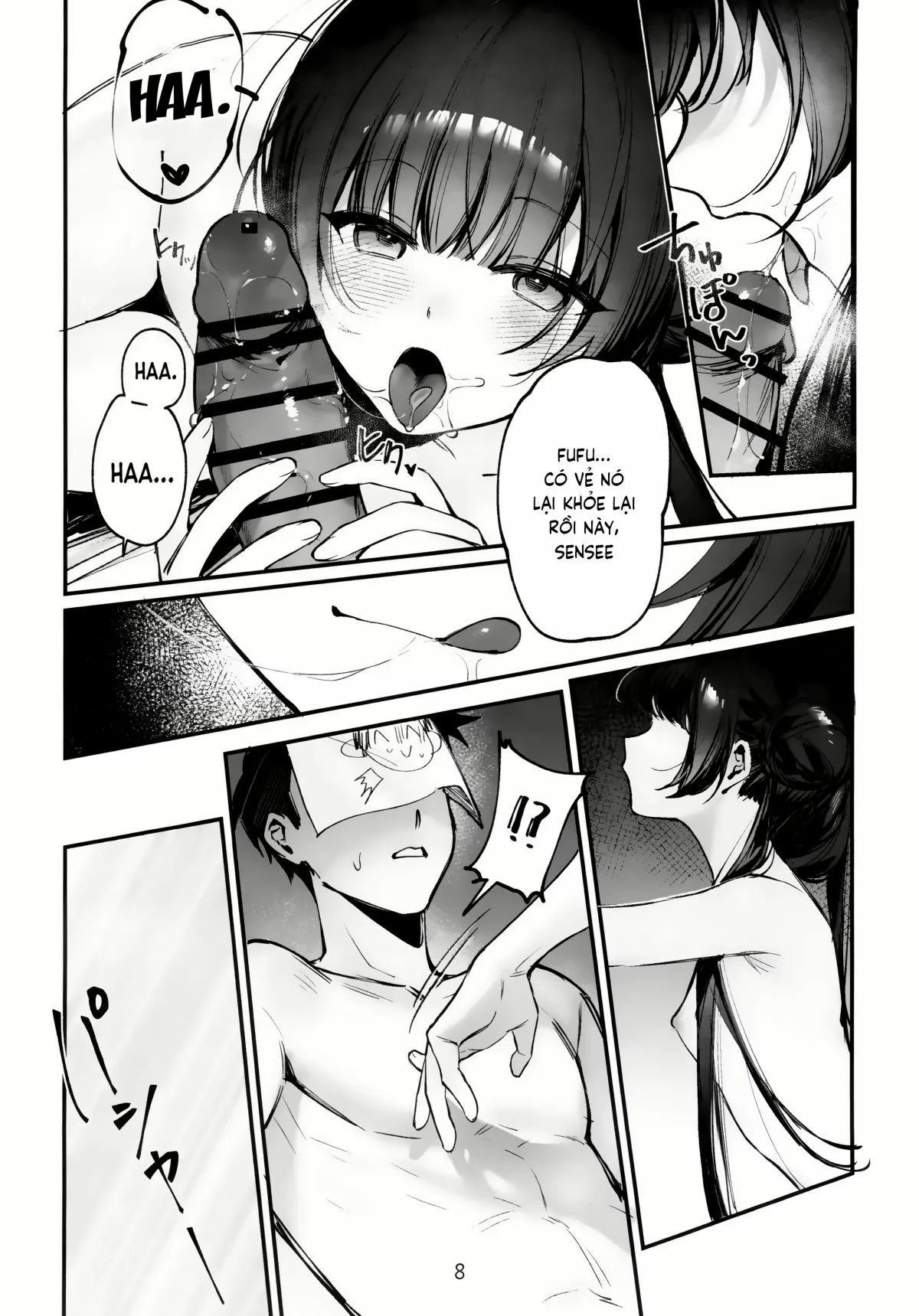 HentaiVN.net - Ảnh 6 - Cùng mát xa cơ thể nào! Chủ tịch Kisaki! [Zenshin Massage Shiyou! Kisaki Kaichou!; 全身マッサージしよう!キサキ会長!; Let's Have a Full-Body Massage, President Kisaki!;] - Chap 2