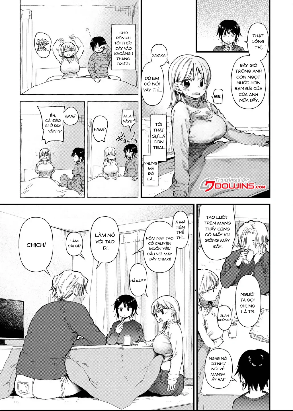 HentaiVN.net - Ảnh 5 - TS Shitara Tomodachi Ni Yararetashi Kanojo Mo NTRreta Hanashi Zenpen - Chap 1