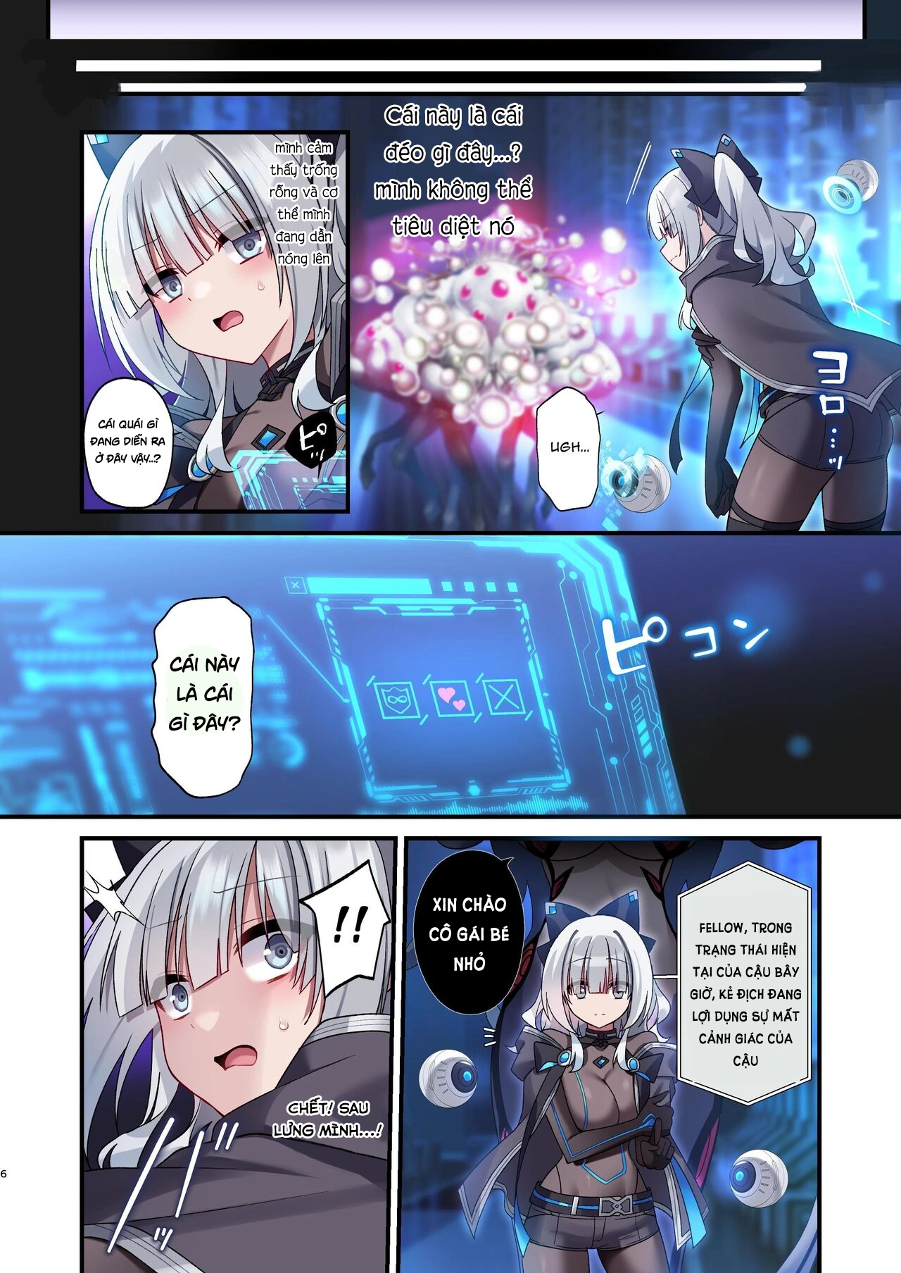 HentaiVN.net - Ảnh 4 - Dennou Shoujo wa Kasou Sekai ni Shizumi Yuku (Futa) - Chapter 1