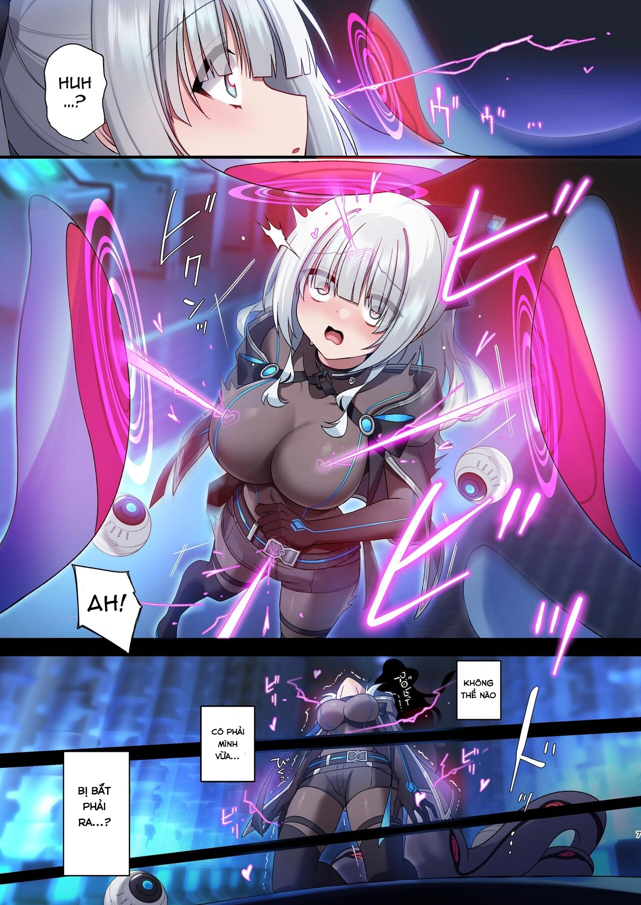 HentaiVN.net - Ảnh 5 - Dennou Shoujo wa Kasou Sekai ni Shizumi Yuku (Futa) - Chapter 1