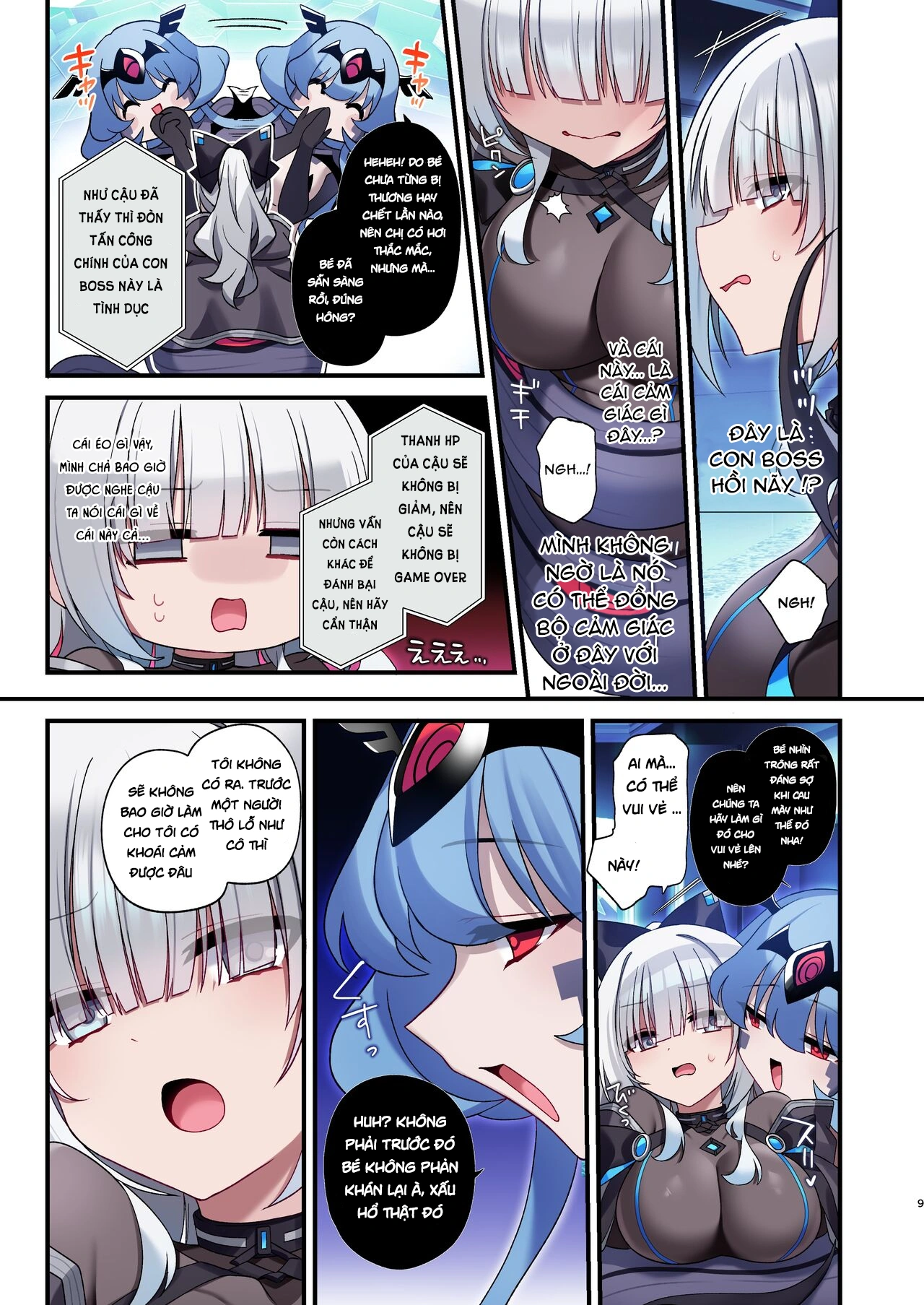 HentaiVN.net - Ảnh 7 - Dennou Shoujo wa Kasou Sekai ni Shizumi Yuku (Futa) - Chapter 1