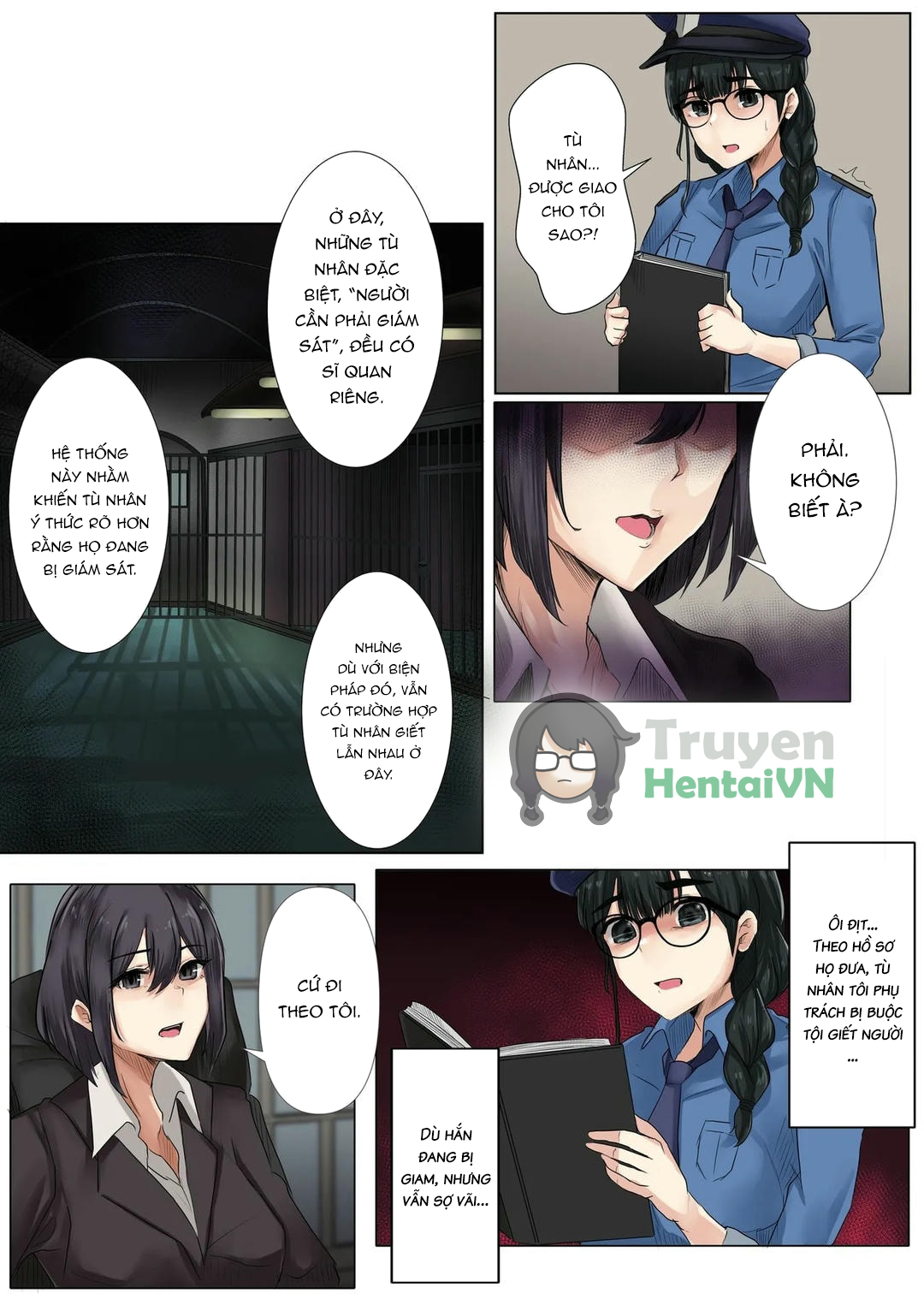 HentaiVN.net - Ảnh 5 - Dame Kanshu x Shuujin -Gyakuten- | Useless Officer X Prisoner - The Tables Turned - Oneshot