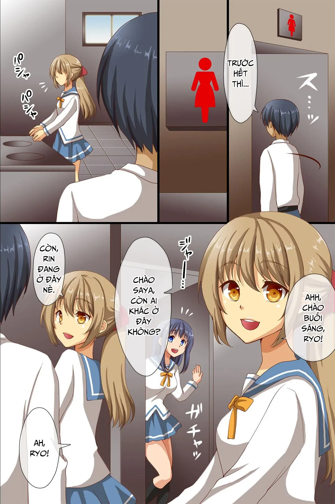HentaiVN.net - Ảnh 5 - Thống trị cả ngôi trường - Mọi người đều bị thôi miên [Dominance over the whole school - Everyone in this school is hypnotized!; Saimin de Shihai Sareta Gakuen ~ Gakkou Zenin ga Saimin Zumi dakara Yaritai Houdai Zen] - Chap 1A