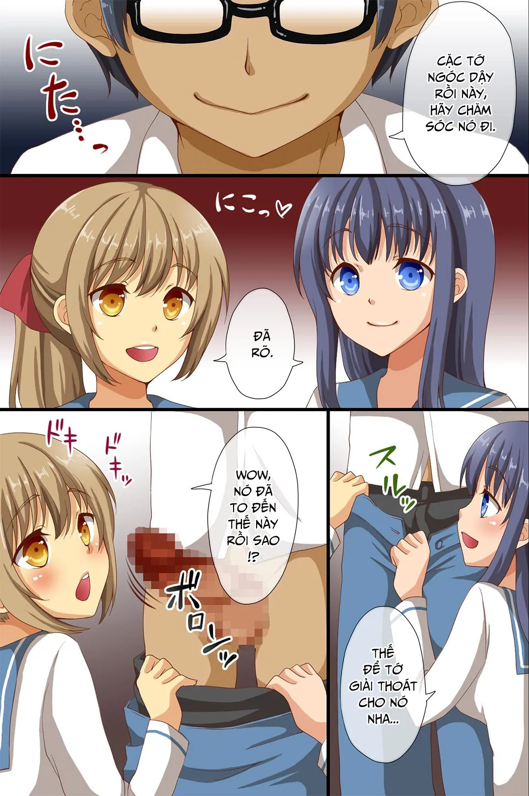 HentaiVN.net - Ảnh 6 - Thống trị cả ngôi trường - Mọi người đều bị thôi miên [Dominance over the whole school - Everyone in this school is hypnotized!; Saimin de Shihai Sareta Gakuen ~ Gakkou Zenin ga Saimin Zumi dakara Yaritai Houdai Zen] - Chap 1A