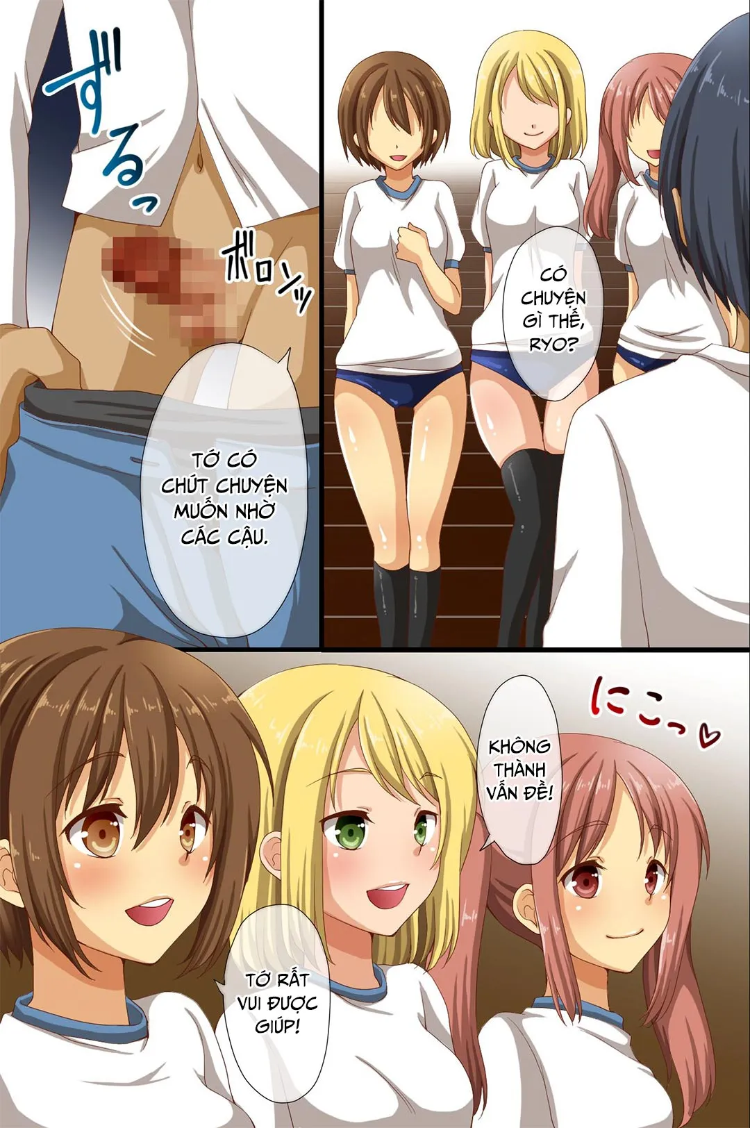 HentaiVN.net - Ảnh 3 - Thống trị cả ngôi trường - Mọi người đều bị thôi miên [Dominance over the whole school - Everyone in this school is hypnotized!; Saimin de Shihai Sareta Gakuen ~ Gakkou Zenin ga Saimin Zumi dakara Yaritai Houdai Zen] - Chap 1B