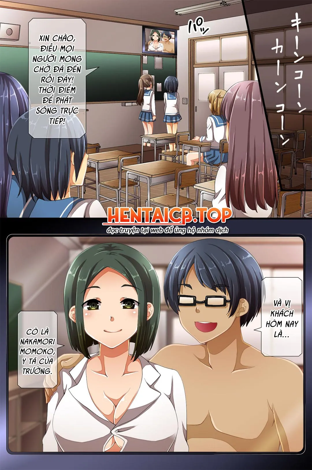 HentaiVN.net - Ảnh 11 - Thống trị cả ngôi trường - Mọi người đều bị thôi miên [Dominance over the whole school - Everyone in this school is hypnotized!; Saimin de Shihai Sareta Gakuen ~ Gakkou Zenin ga Saimin Zumi dakara Yaritai Houdai Zen] - Chap 3B