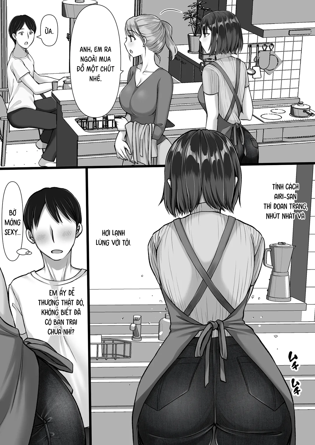 HentaiVN.net - Ảnh 5 - Cô em vợ đoan trang làm việc ở nhà thổ? - Oneshot