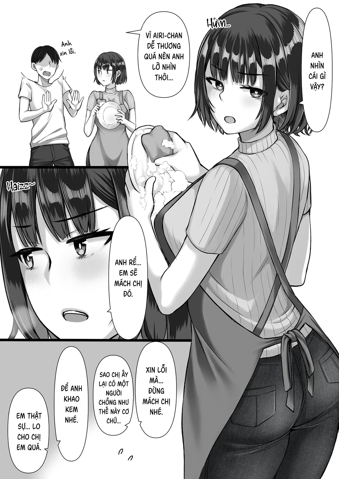 HentaiVN.net - Ảnh 6 - Cô em vợ đoan trang làm việc ở nhà thổ? - Oneshot