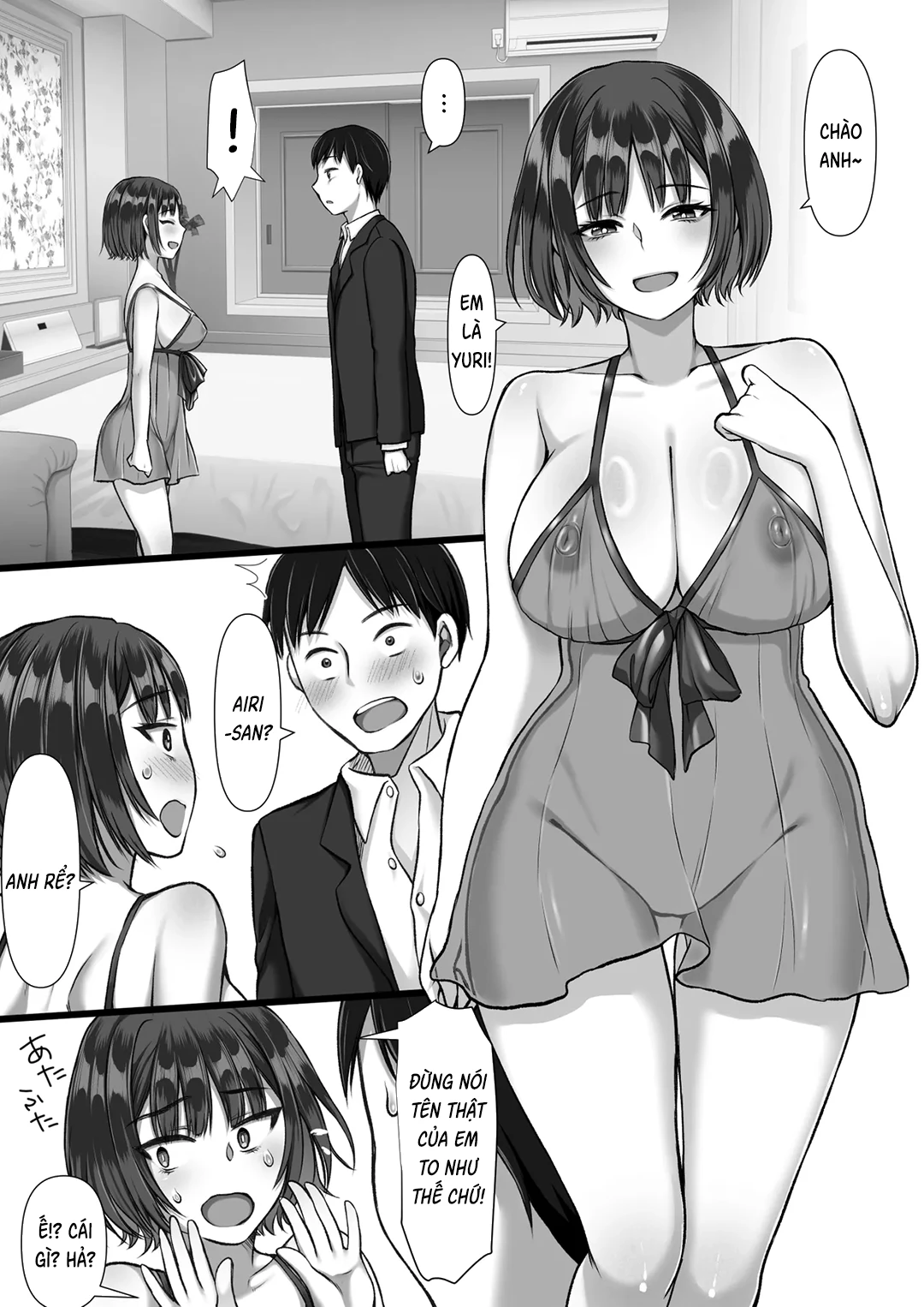 HentaiVN.net - Ảnh 8 - Cô em vợ đoan trang làm việc ở nhà thổ? - Oneshot