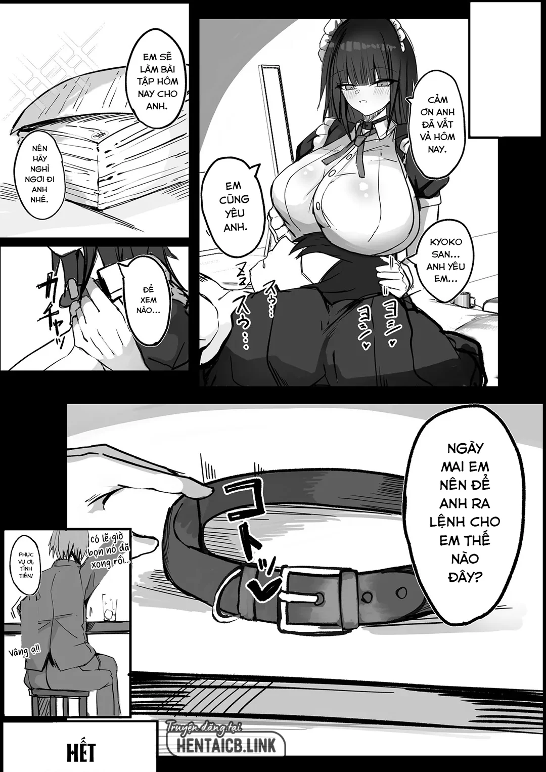 HentaiVN.net - Ảnh 32 - Tôi là chủ nhân của hầu gái ngực dưa hấu - Oneshot