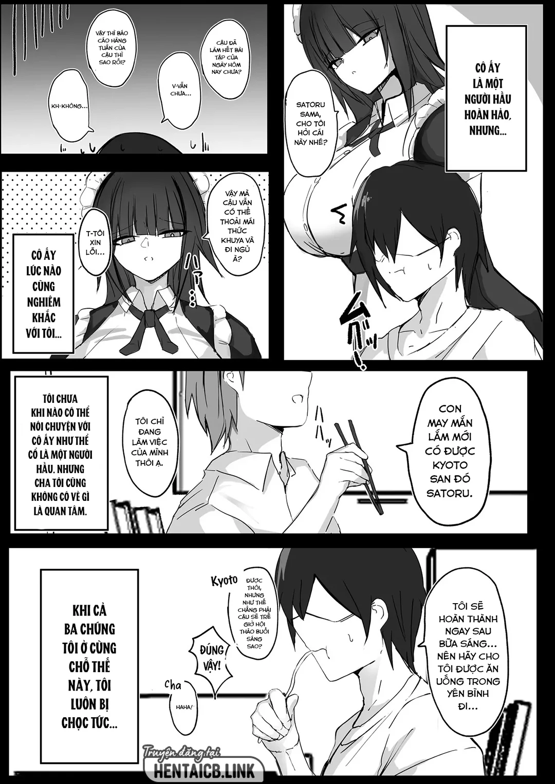 HentaiVN.net - Ảnh 5 - Tôi là chủ nhân của hầu gái ngực dưa hấu - Oneshot