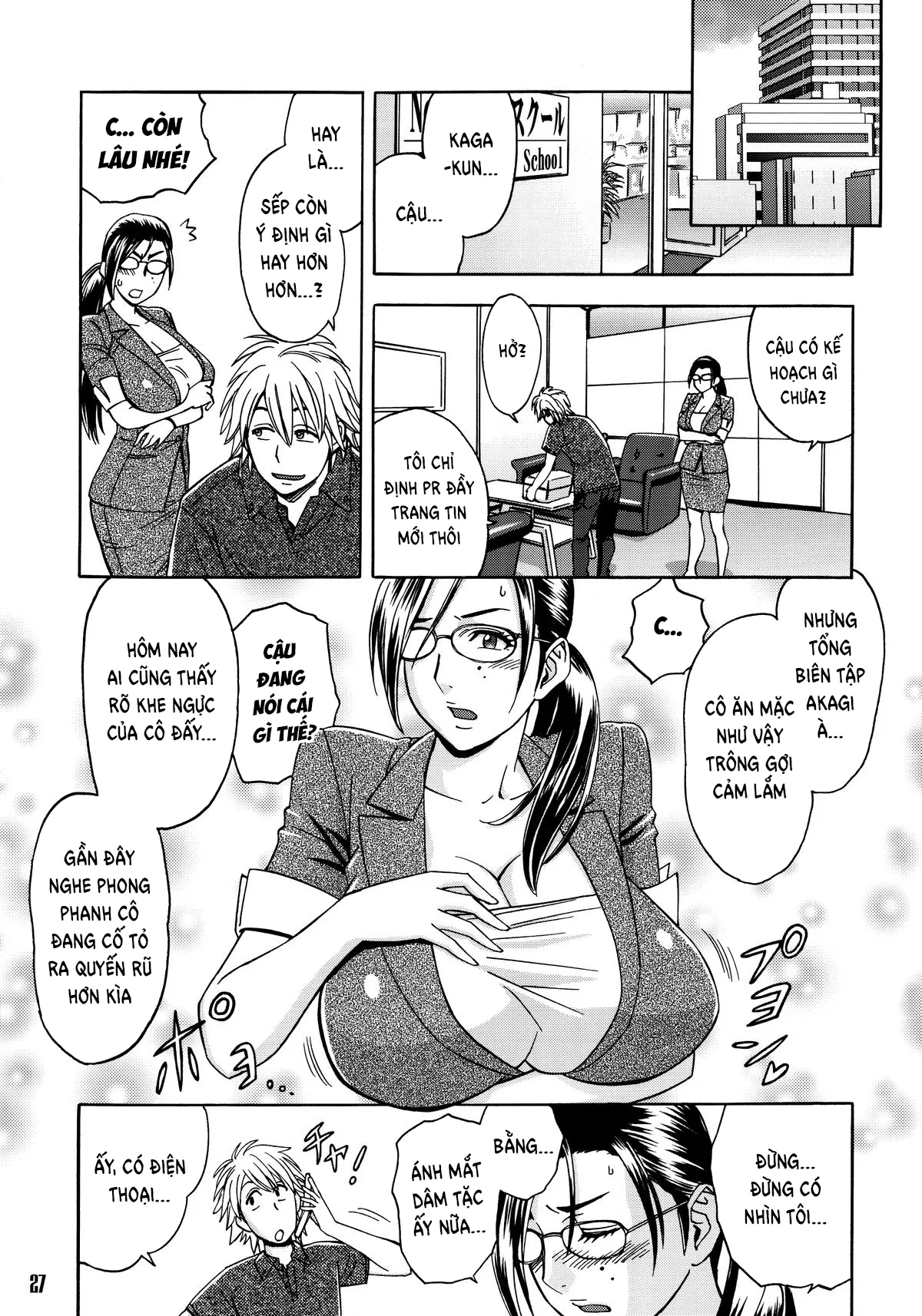 HentaiVN.net - Ảnh 6 - Bijin Henshuu-chou no Himitsu - Chap 2