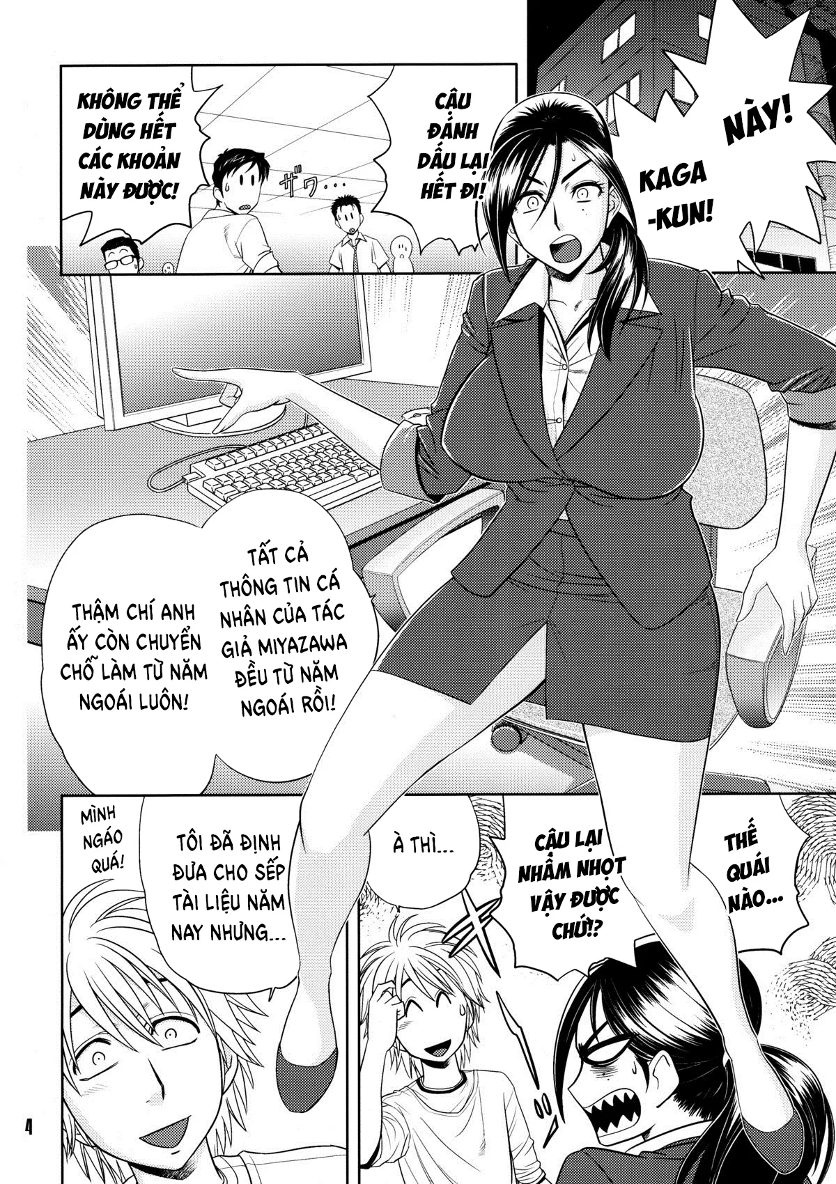 HentaiVN.net - Ảnh 4 - Bijin Henshuu-chou no Himitsu - Chap 3