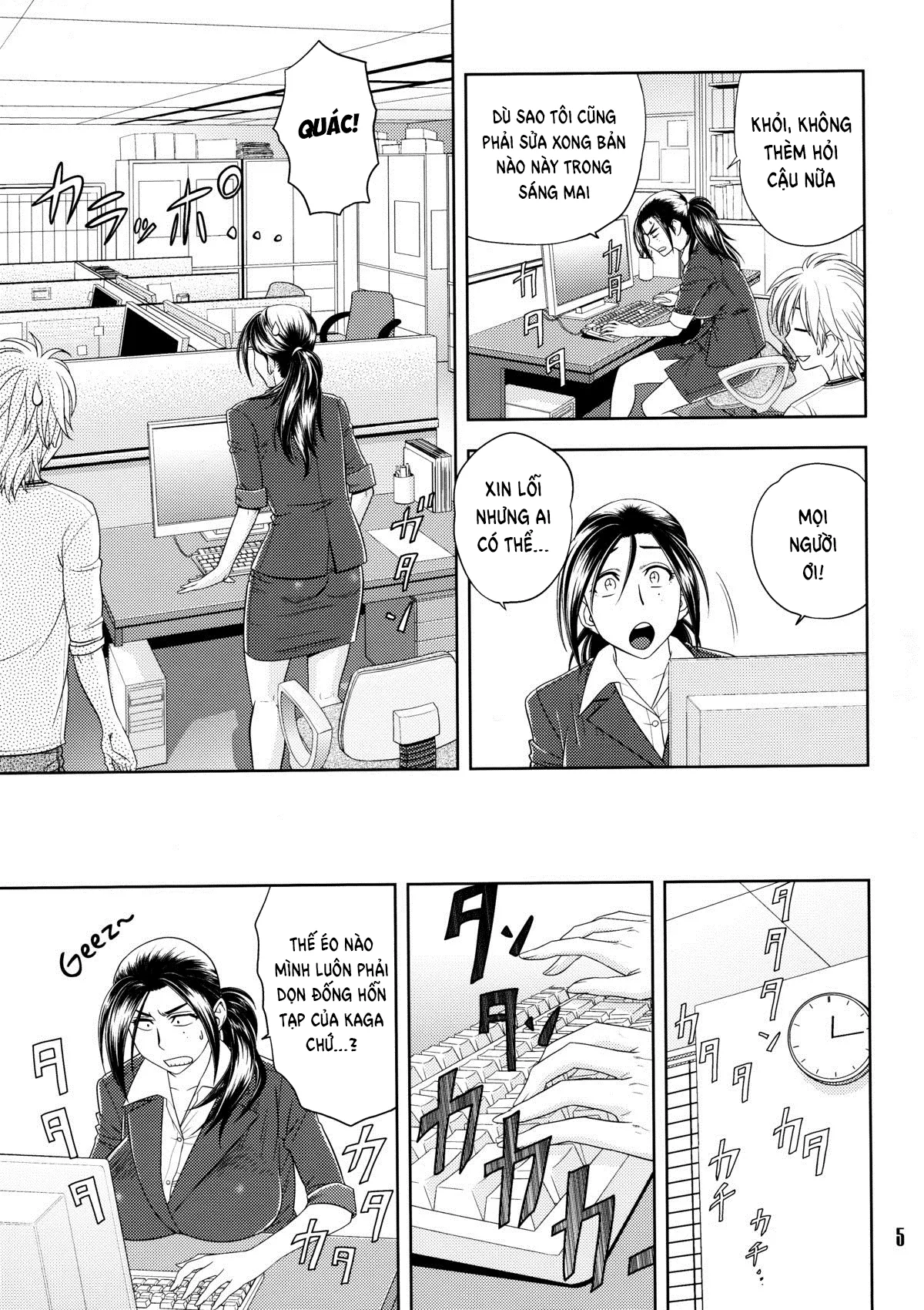 HentaiVN.net - Ảnh 5 - Bijin Henshuu-chou no Himitsu - Chap 3