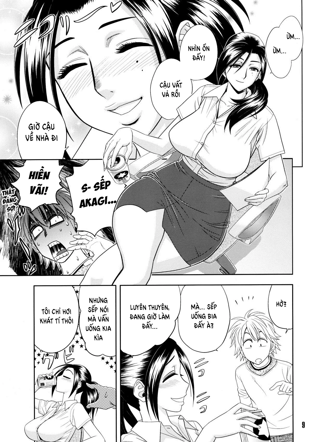 HentaiVN.net - Ảnh 9 - Bijin Henshuu-chou no Himitsu - Chap 3