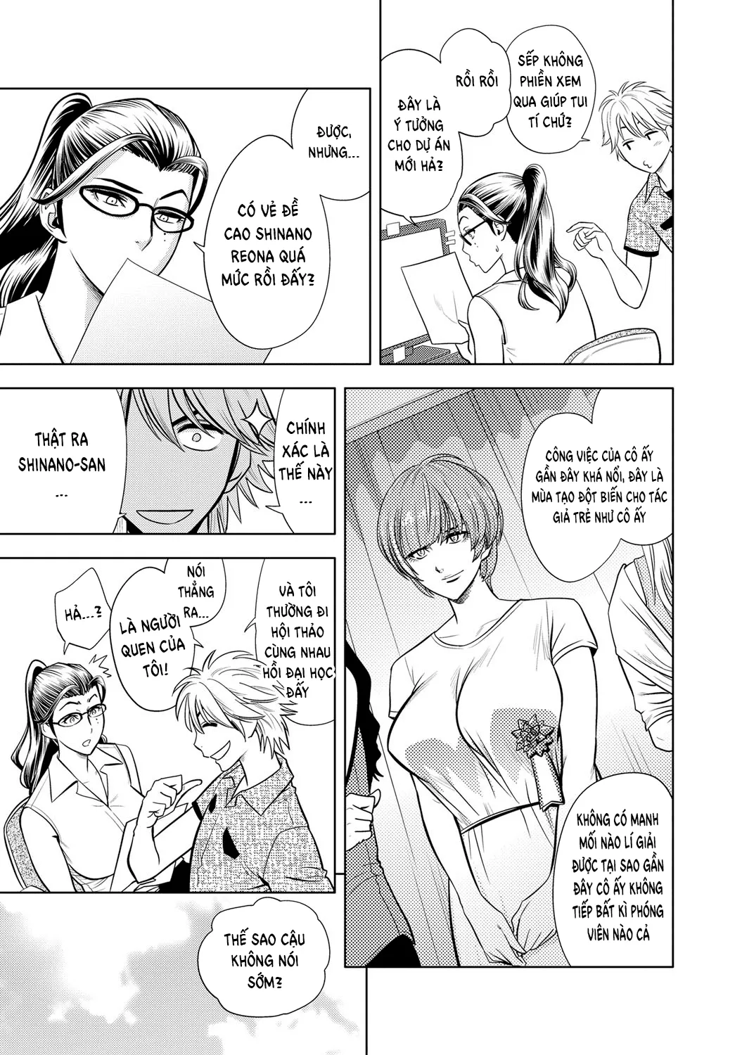 HentaiVN.net - Ảnh 6 - Bijin Henshuu-chou no Himitsu - Chap 6