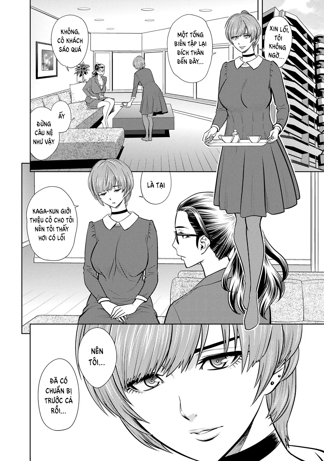 HentaiVN.net - Ảnh 7 - Bijin Henshuu-chou no Himitsu - Chap 6