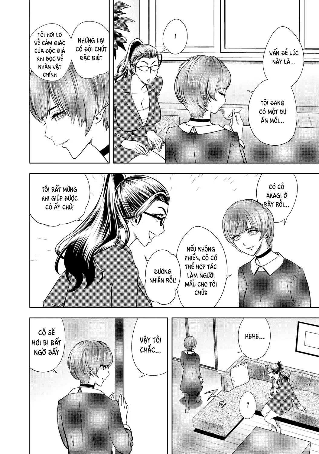 HentaiVN.net - Ảnh 9 - Bijin Henshuu-chou no Himitsu - Chap 6