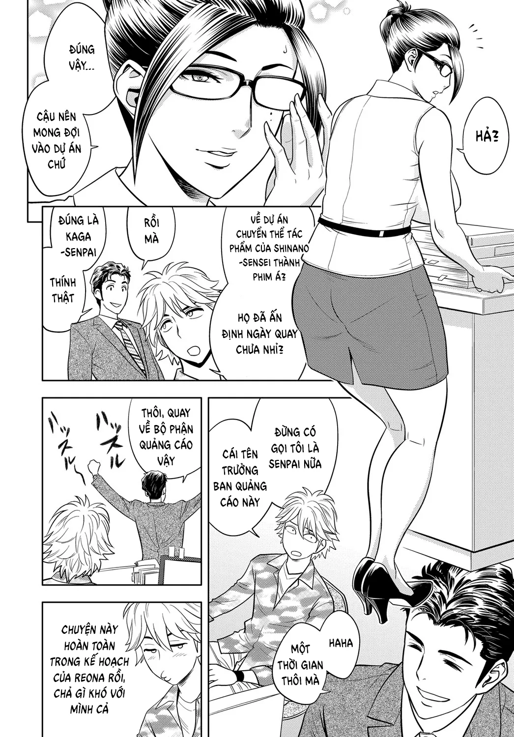 HentaiVN.net - Ảnh 9 - Bijin Henshuu-chou no Himitsu - Chap 8