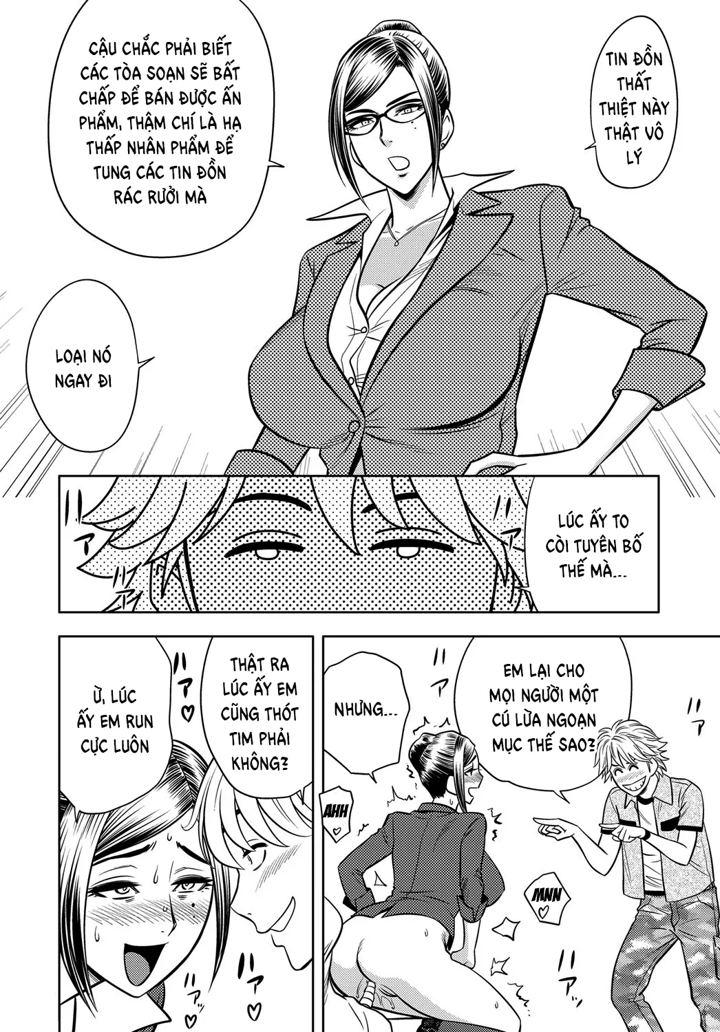 HentaiVN.net - Ảnh 7 - Bijin Henshuu-chou no Himitsu - Chap 9