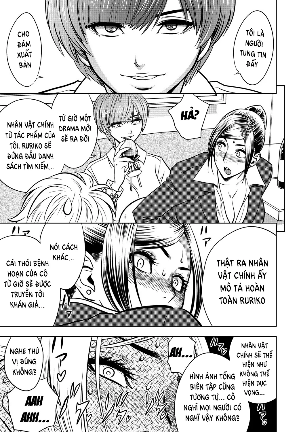 HentaiVN.net - Ảnh 8 - Bijin Henshuu-chou no Himitsu - Chap 9