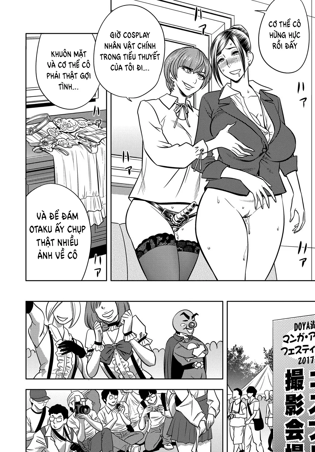 HentaiVN.net - Ảnh 9 - Bijin Henshuu-chou no Himitsu - Chap 9