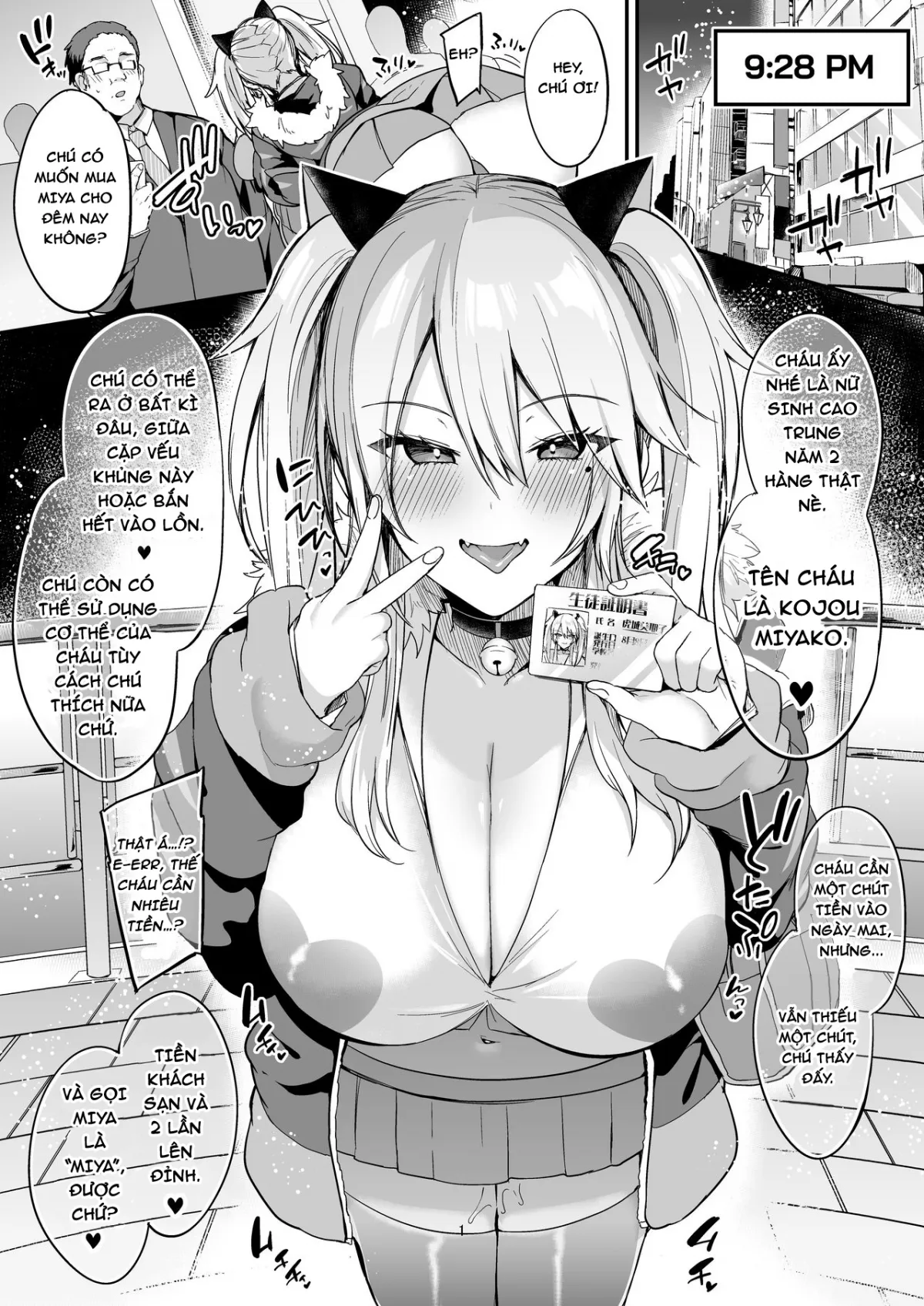 HentaiVN.net - Ảnh 3 - Một ngày của Miya-chan - cô gái có thể chịch bất cứ lúc nào [Sokuhame Dekichau JK Miya-chan no Ichinichi] - Part 1