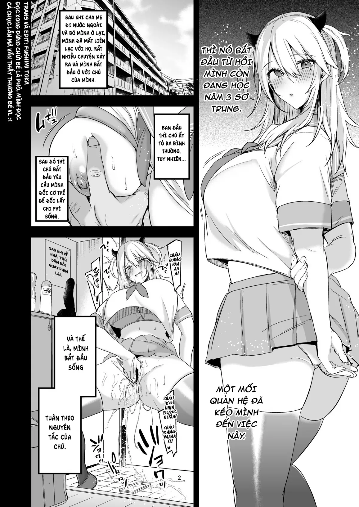 HentaiVN.net - Ảnh 4 - Một ngày của Miya-chan - cô gái có thể chịch bất cứ lúc nào [Sokuhame Dekichau JK Miya-chan no Ichinichi] - Part 1