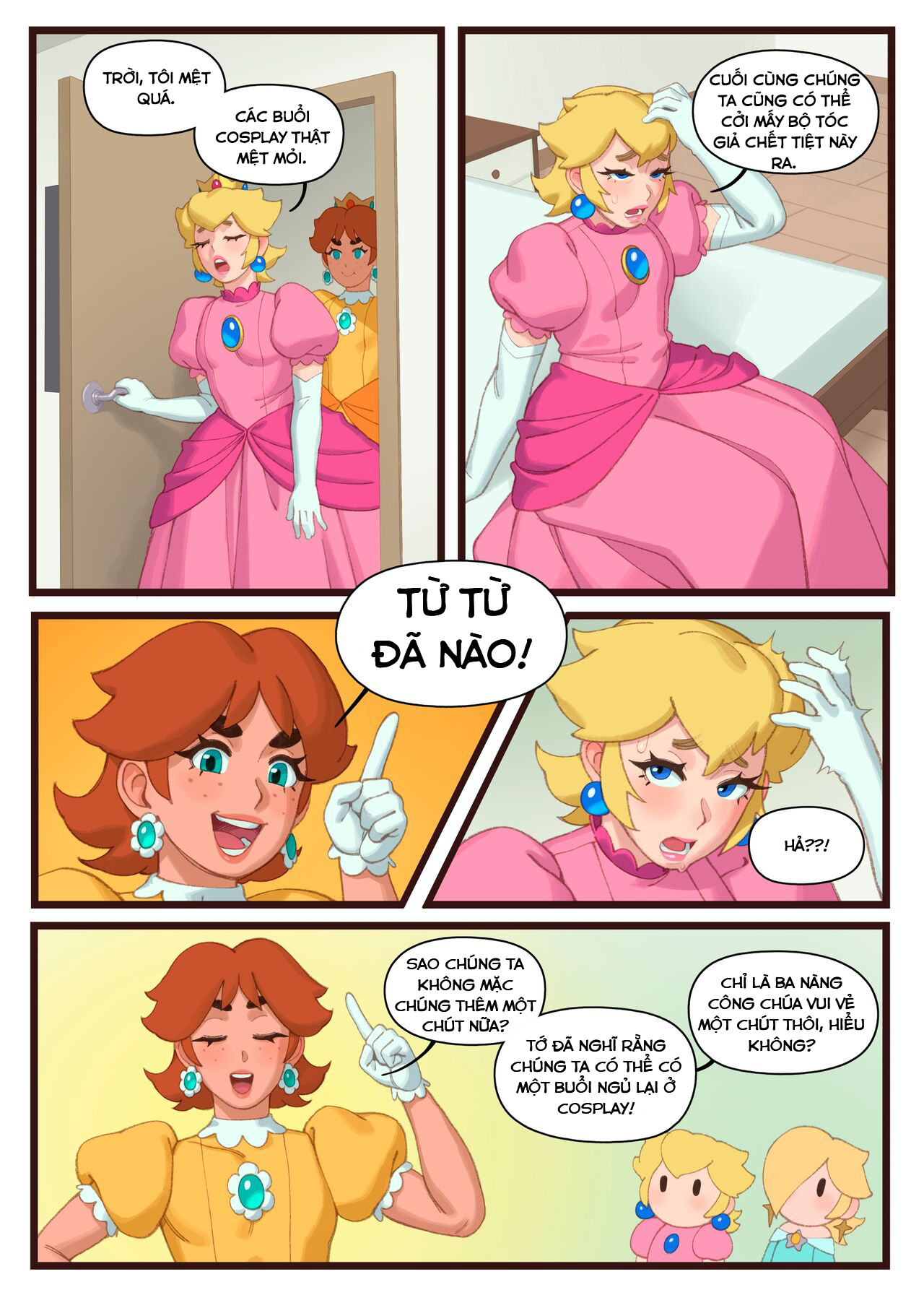 HentaiVN.net - Ảnh 4 - Princess Sleepover by Rizdraws - Oneshot