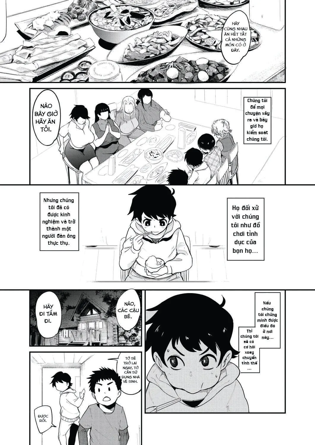 HentaiVN.net - Ảnh 6 - Trại huấn luyện Shota của những bà mẹ [Ura PTA〜Waka Ochinpo Pakohame Gasshuku〜 , 裏PTA〜若おち〇ぽパコハメ合宿〜] - Chap 1.1