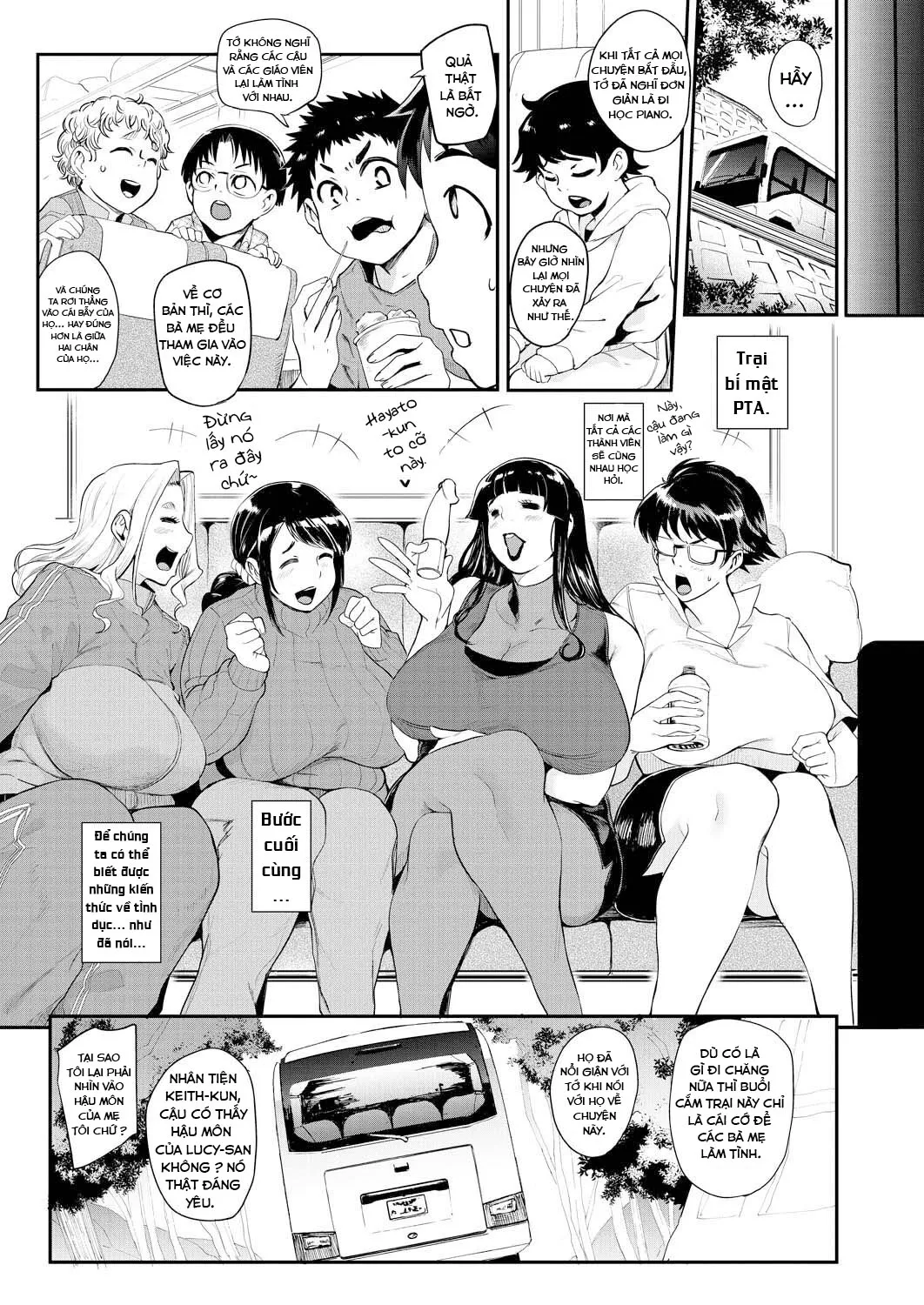 HentaiVN.net - Ảnh 5 - Trại huấn luyện Shota của những bà mẹ [Ura PTA〜Waka Ochinpo Pakohame Gasshuku〜 , 裏PTA〜若おち〇ぽパコハメ合宿〜] - Chap 1