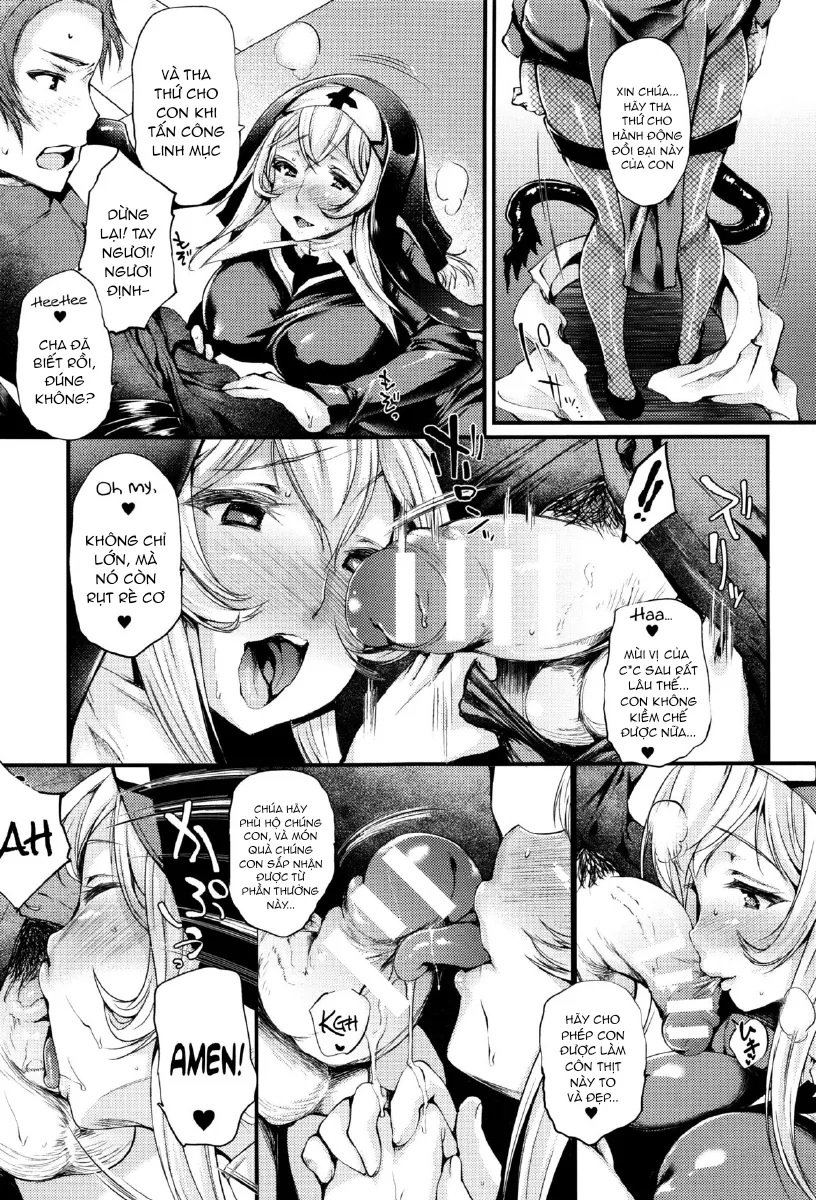 HentaiVN.net - Ảnh 5 - Sakusaku Meat Pie - Chap 2 - Khi nhà thờ không còn là chốn linh thiêng
